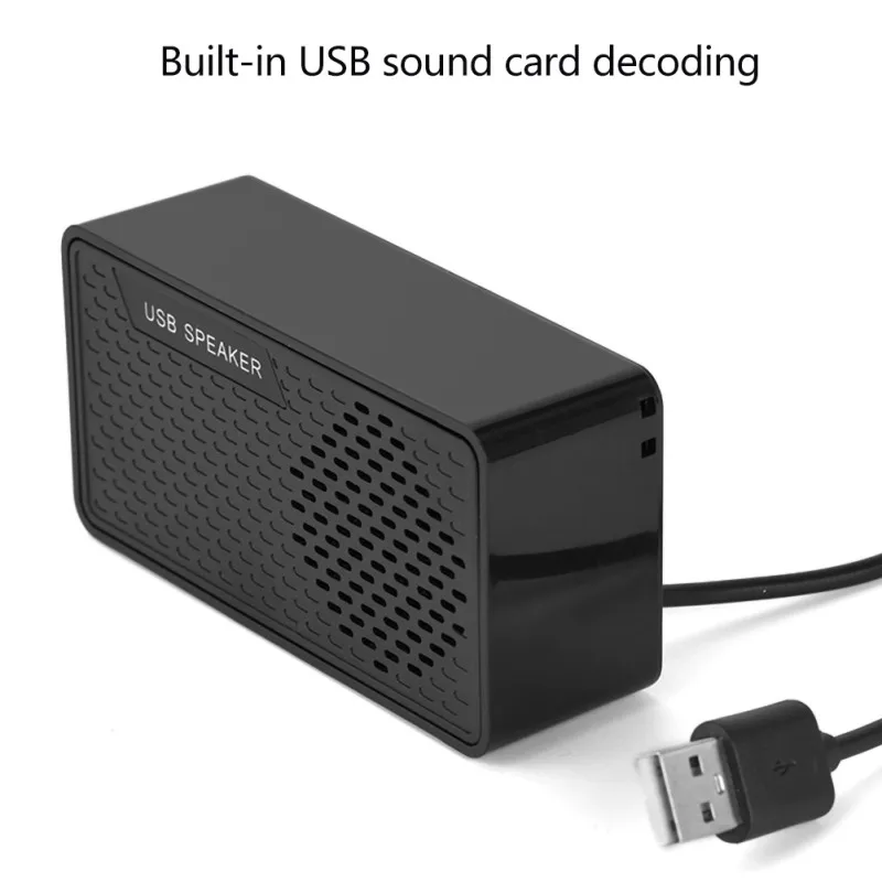 Портативный музыкальный мини-динамик, простой, питание от USB, подключи и играй, громкий динамик, сабвуфер для ноутбука, компьютера, Телефона T9