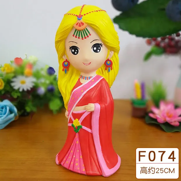 

F074 [High 25cm "Five Hundred a Variety of Optional DIY Vinyl Wrestling Is Not Bad Non-Gypsum Doll Coloured Drawing