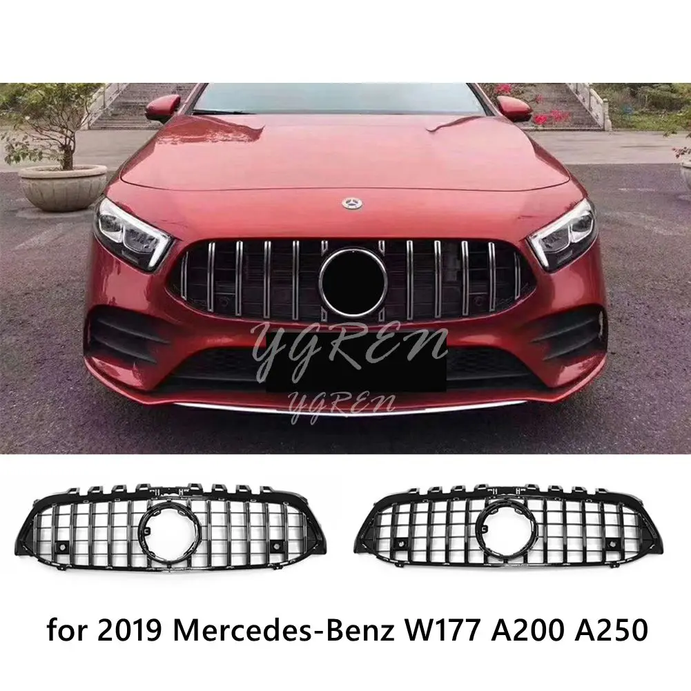 GT R AMG Алмазная Передняя решетка для Mercedes Benz a-класс W177 A250 A200 A45