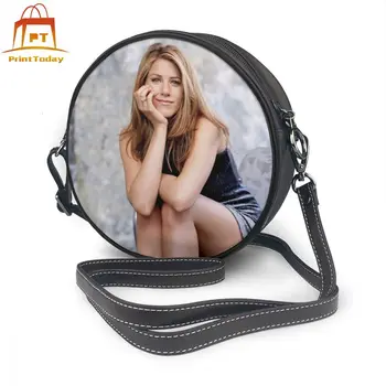 

Jennifer Aniston Shoulder Bag Jennifer Aniston Leather Bag Travel Crossbody Women Bags Trend Round Purse