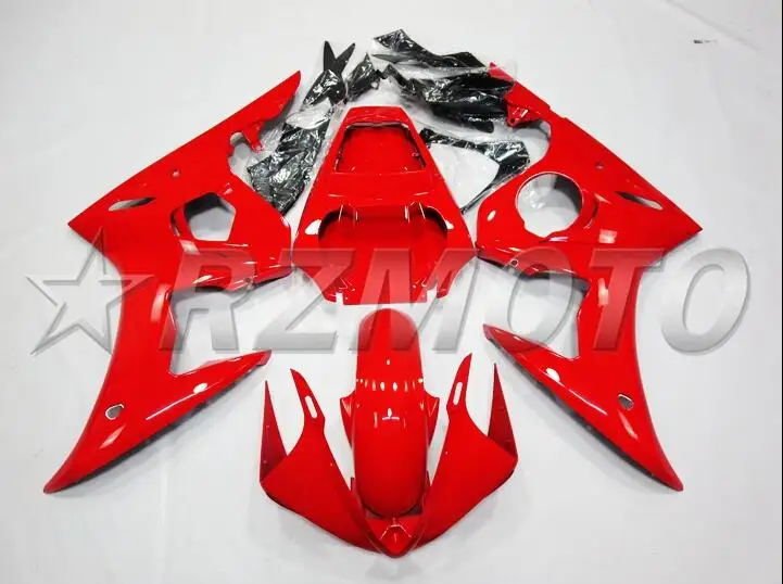 

3 Free Gifts New ABS Fairing Kit Fit For YAMAHA YZF-R6 2003 2004 2005 R6 03 04 05 Fairings custom all red glossy