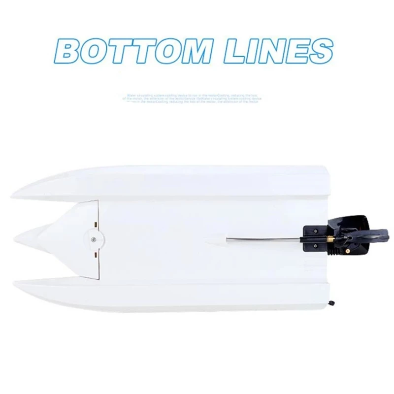 High Speed Brushless Racing RC Boat 50KM/H 2-Way Navigation Waterproof Capsize Reset Over Distance Prompt Electric RC Toys Modle 5