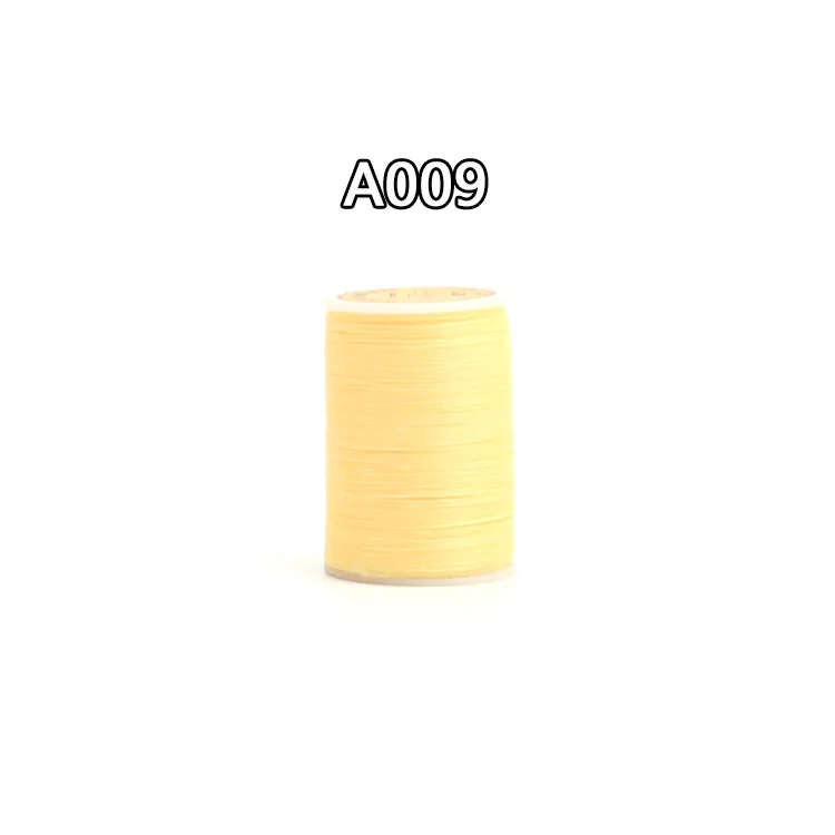 A009 25 Цвет 0,45/0,55/0,65 мм Изделия из кожи DIY ручная швейная восковых нитей кожа волокнистая Многожильная и шнуровки с плетением и круглыми восковых нитей кожаная фурнитура - Цвет: A009