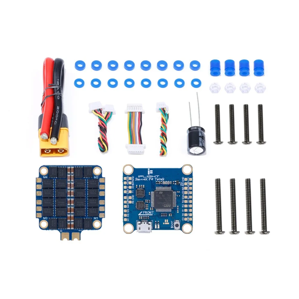 IFlight SucceX F4 V2.1 TwinG FC/SucceX 50A 2-6s программа BLHeli 32 Dshot1200 4-в-1 ESC полета башенная система с барометром для радиоуправляемого летательного аппарата FPV