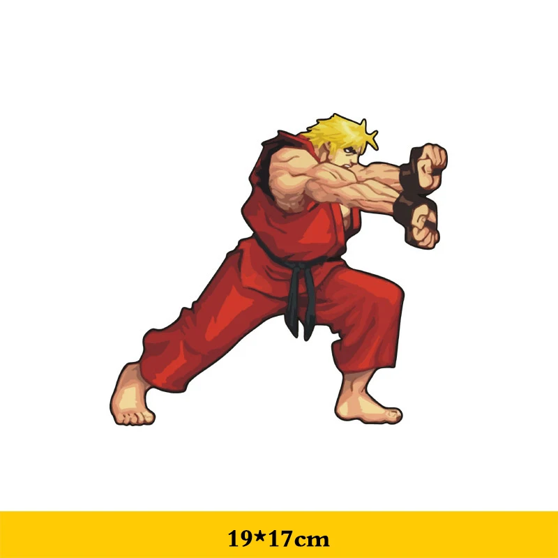 

2 Styles Funny Car Sticker for Hadouken Creative Cover Scratch Sticker Car Styling Decoration Vinyl Sticker Laptop Decal