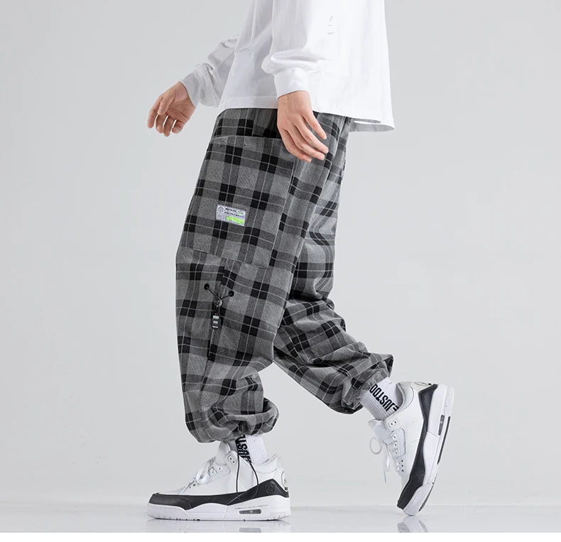 Waliicorners Men Hip Hop Casual Trousers Fashion Male Pants Wide Leg Pants Harem Pants Streetwear 11 H7fa7149d86444f2f9cc2920ce8b58a26V