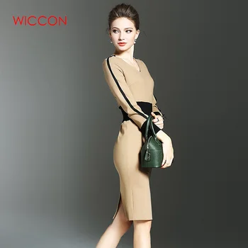 

Fashion Elegant Women Dress Suit OL Work Office Lady Formal Business Wear Bodycon Slim Vintage Cape Coat Two Piece Set Outfit