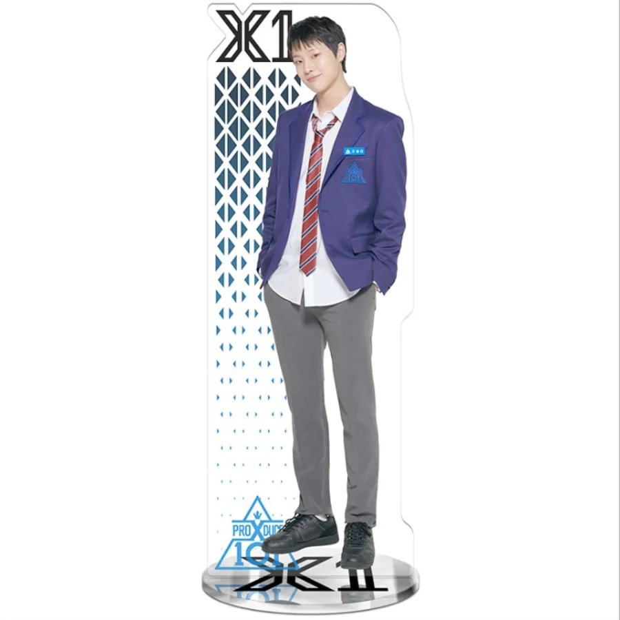 9 Kpop X ONE Standing Action Table Decor Song Hyeong Jun Son Dong Pyo Acrylic Standee Action Figure Doll 22cm Produce x 101 - Цвет: 9