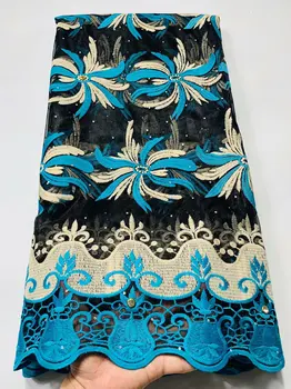 

Pretty Embroidery Tulle Lace French Net Lace Fabric For Sewing Dress VNH33(5yards/lot)