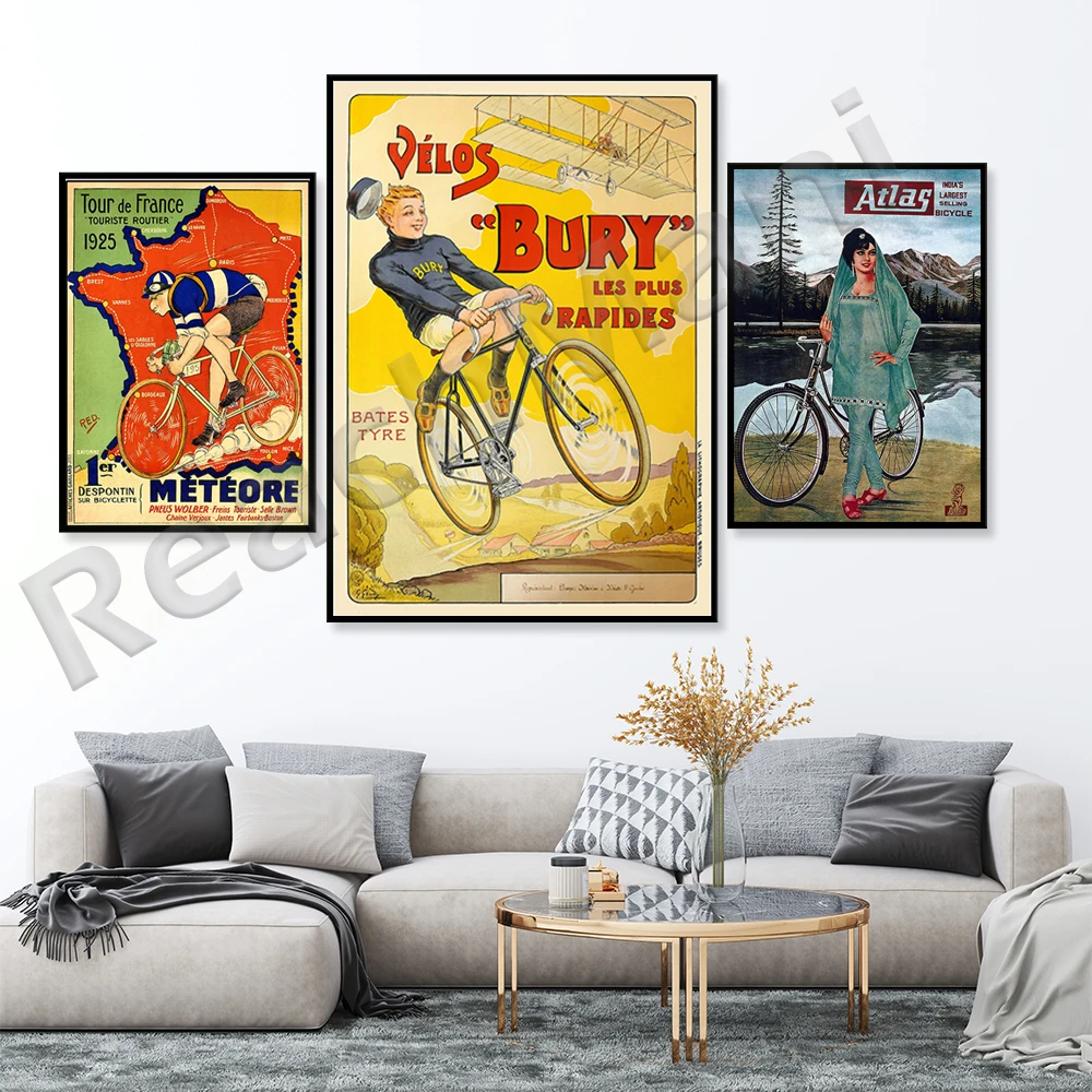 

Reprint of a vintage bicycle advertising Poster