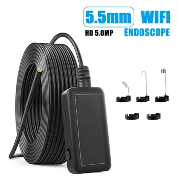 

DC 5V High Definition 2/5/10m 6LED WiFi Borescope Inspection Camera Endoscope with Integrated Handle Camera Endoscope Camera