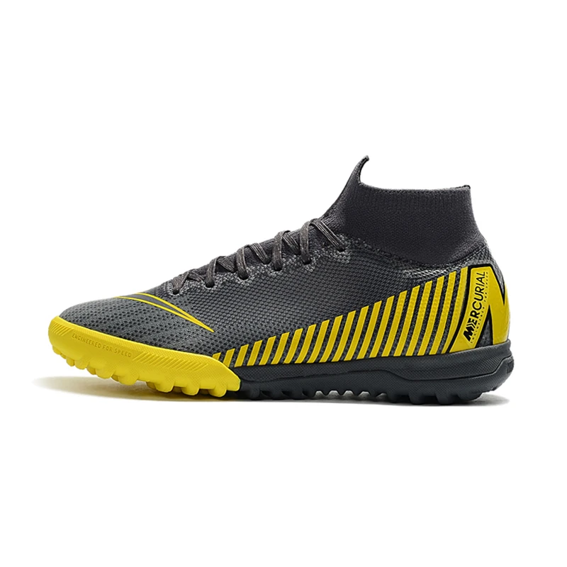 Nike Mercurial Superfly X VI 360 Elite TF 36-39 футбольные бутсы женские футбольные бутсы Euphoria Pack уличные игры на лужайке - Цвет: Темно-серый