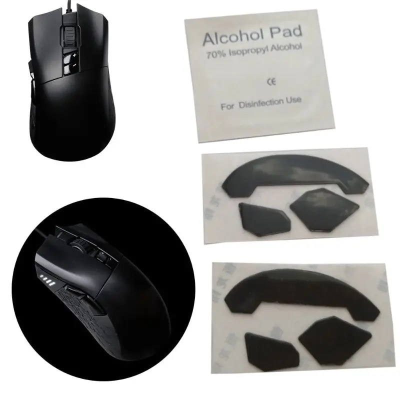 2Pcs 0.6mm Thickness Replace Mouse Feet Mouse Skates For GIGABYTE AORUS M3 Mouse