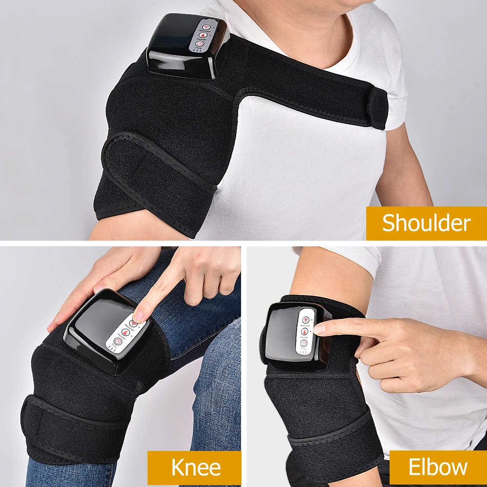 

Knee Joint Heat Massage Far Infrared Shoulder massager Elbow Knee Support Brace Wrap Therapy Vibration Treatment