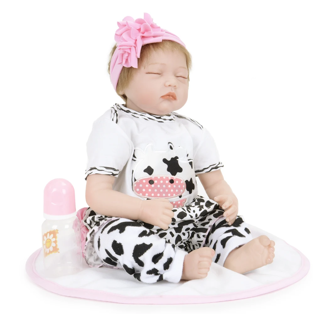 2" полностью силиконовые виниловые куклы Reborn baby girl Brinquedo Bonecas Nesting DollsToys для детей бренд KidsToys подарок Кукла Reborn