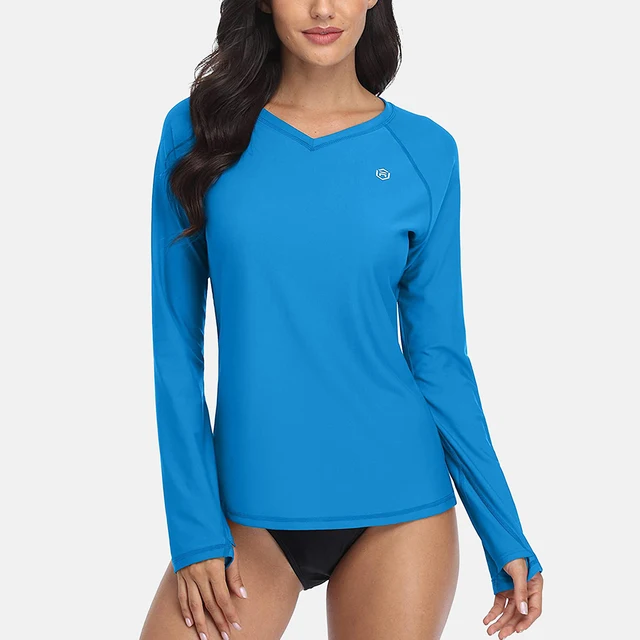 Charmleaks Women's Rash Guard Top V 