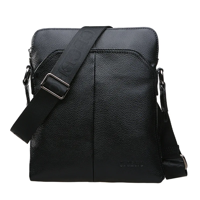 

Men's Bag Shoulder Bag Cowhide Fashion Shoulder Bag First Layer of Leather Men's Bag Korean-style Trend
