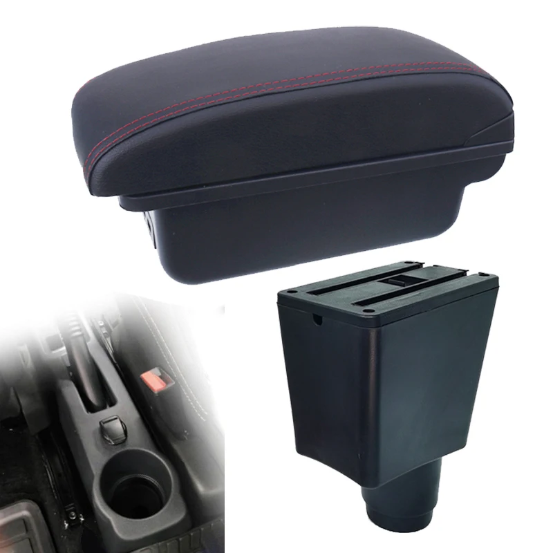 

For Renault Logan Armrest Box Interior Retrofit Parts Center Car Special Armrest Storage Accessories For Renault Logan With USB
