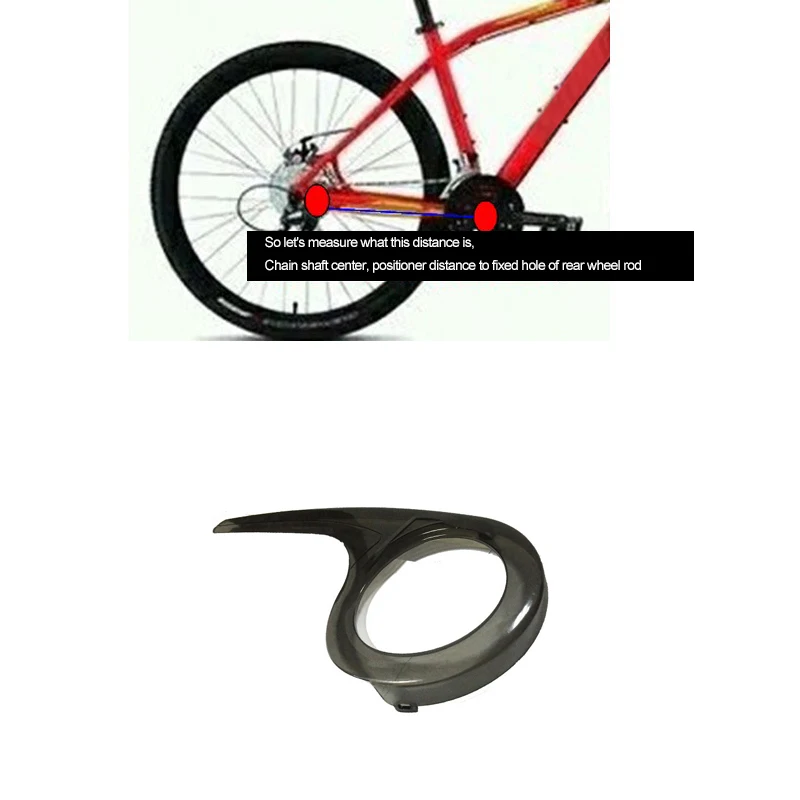 New Black Style Abs Plastic Bicycle Chain Guard Cover Bike Chain Cover Shell Hot Sale New Good