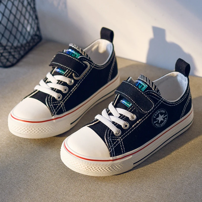 

New 2020 Fluorescent Children Canvas Sneakers Girls Boys Sneakers Kids Casual Running Shoes Solid Child Sport Shoes Zapatos