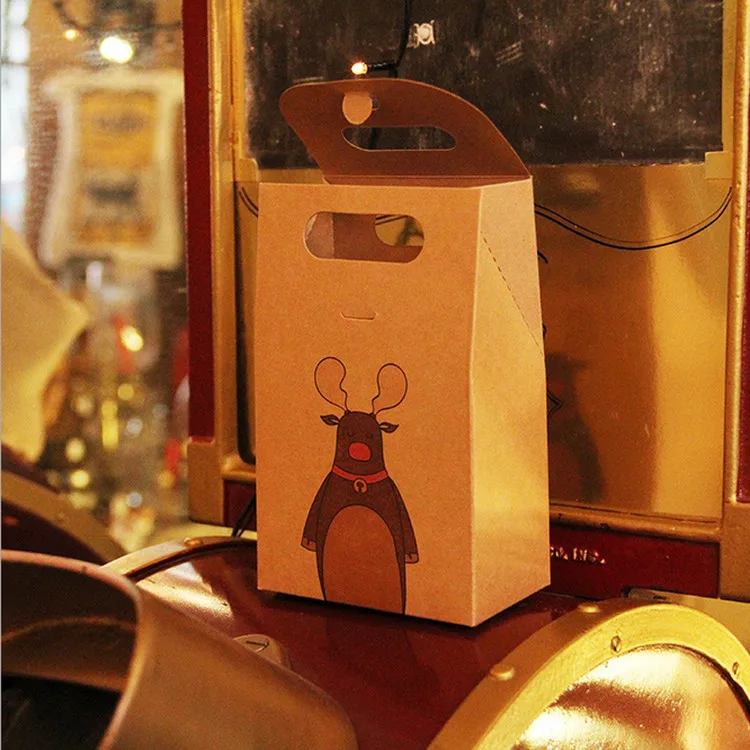 2 шт. Рождественская Подарочная коробка Санта Клаус креативный мультфильм офисная коробка для хранения рождественские вечерние аксессуары для стола