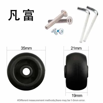 

Luggage repair accessories Baggage wheels replacement accessories trunk suitcase Flexible rotation 360 casters new wheels