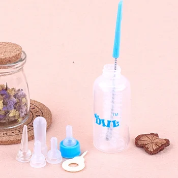 

Small Puppy Kitten Feeding Bottle Pet Nursing Feeding Bottle with Cleaning Brush Kit For Dog Puppy Cat Feeding Sets 60/150ml