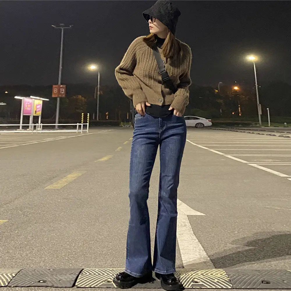 Sexy Slim Skinny Long Pencil Women Jeans All Match Trousers Elastic High Waist Denim Pants Mom Jeans Washed Boyfriend Jeans