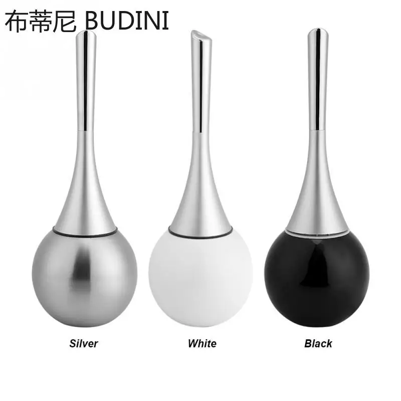 Toilet Brush Creative Bathroom Toilet Scrub Cleaning Brush Holder Set With Stainless Steel Base Universal Wc Accessories