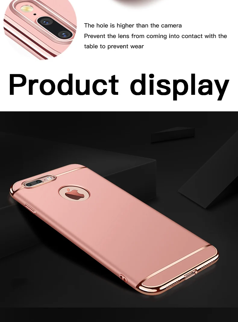 case iphone 13 pro max Luxury Full Cover Plating Phone Case For iPhone 11 12 13 Pro Max mini 6 6s 7 8 Plus 5s X XS Max XR PC Matte Hard Cover Case Capa iphone 13 pro max cover