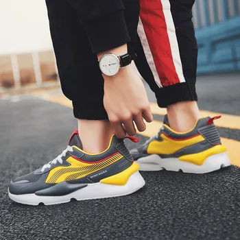 

M- Best selling autumn casual personality fashion trend shallow mouth low band tie Harajuku outdoor daily men's shoes