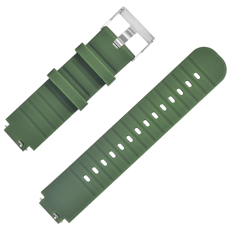 army green Смарт часы браслет ремешок для Amazfit 2 A1807 часы силиконовый браслет для Huami Amazfit A1807 Verge 2 - Цвет: army green
