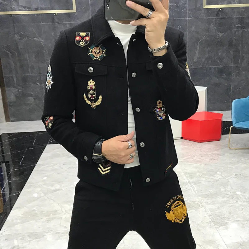 AH10343, модные мужские пальто и куртки,, Подиумные роскошные, известный бренд, Европейский дизайн, вечерние, Стильная мужская одежда