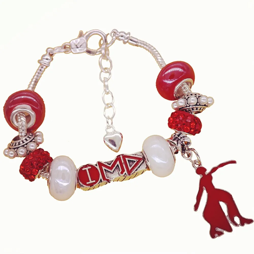 

New Design Fashion Sorority DST Label Greek Letter Fortitude Delta Sigma Theta Bracelets Bangles