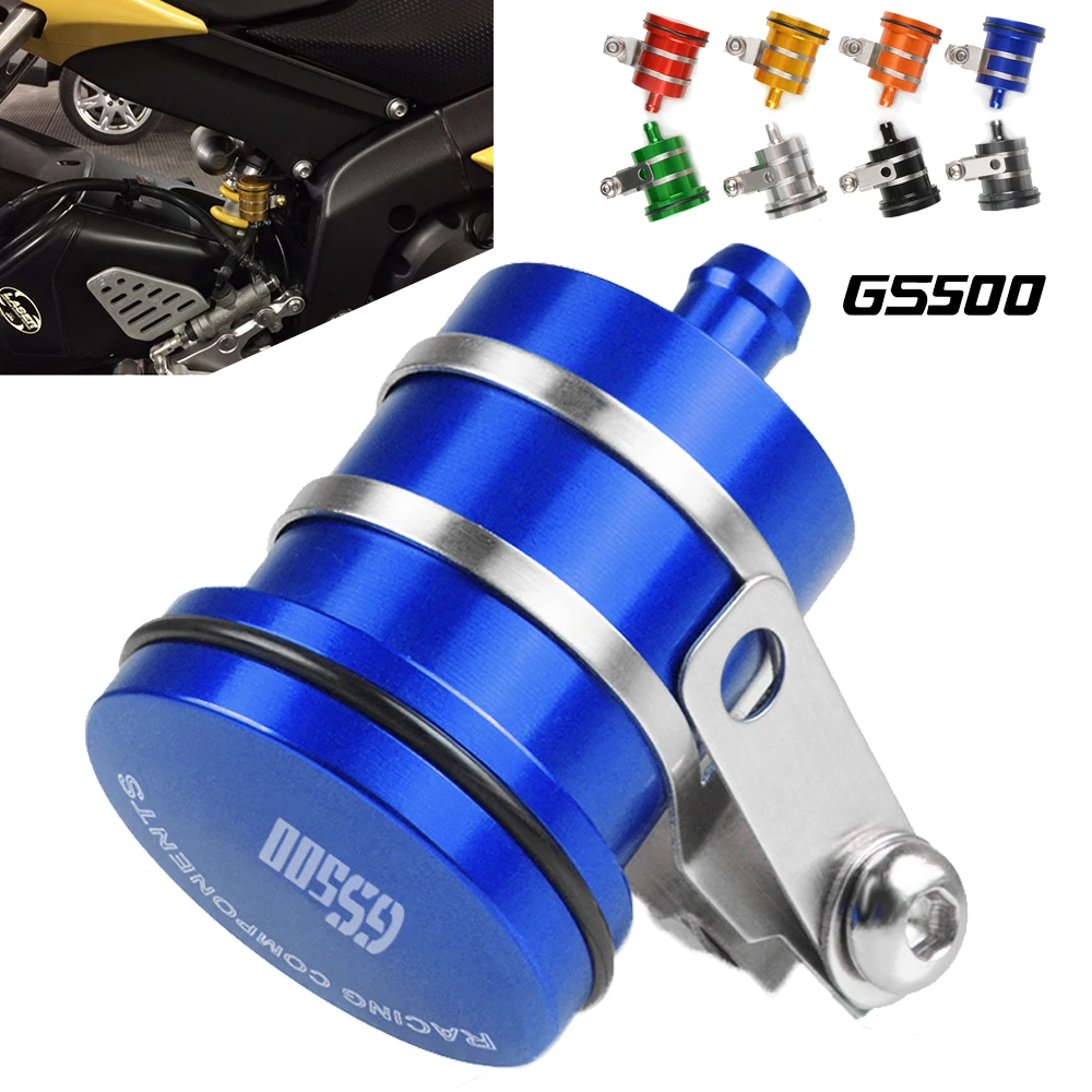 

For SUZUKI GS 500 GS500 1989-2008 2003 2004 2005 2006 2007 Aluminum Motorcycle Rear Brake Fluid Reservoir Clutch Tank Oil Cup