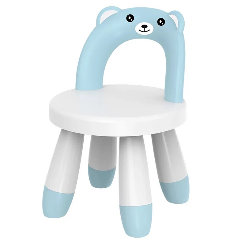 New Baby Home Chair Children Stool Plastic Thickened Footboard Indoor Toy Sofa Seat Pet Kindergarten Non-slip Kid Furniture
