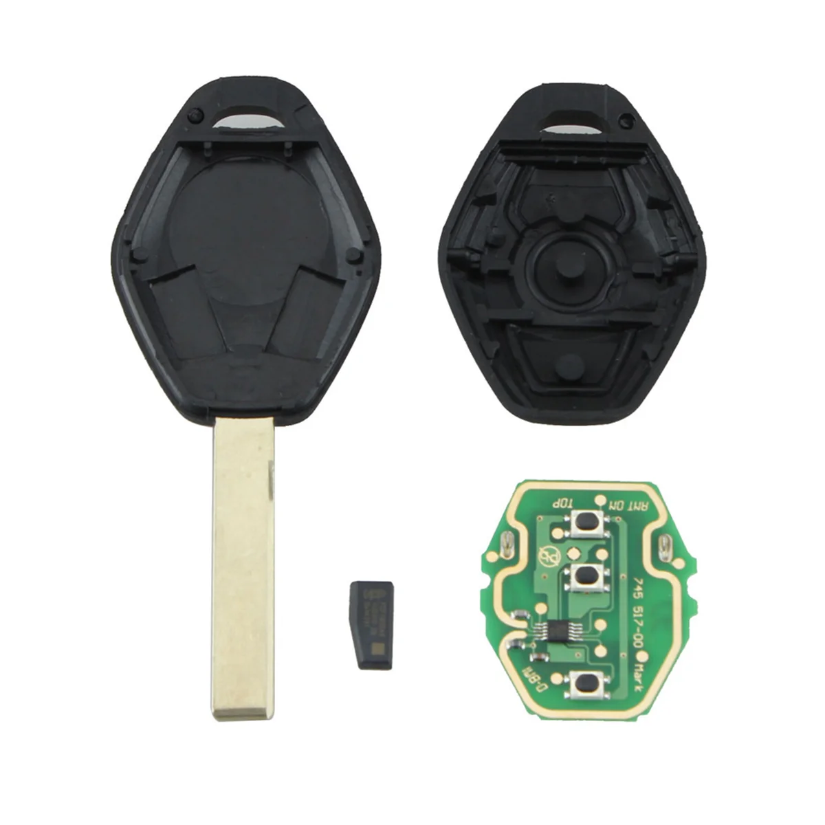 

Remote Control Car Key 3 Button PCF7935 Chip Auto Smart Key 433MHz HU92 Blade for BMW EWS System