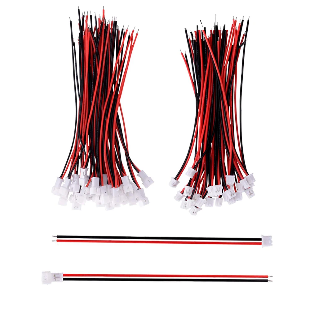 20/10/5/2/1 Coppia Ph 1.25Mm Cavo Connettore Jst 2 Pin Micro Maschio Femmina Connettore Jack Connettori 10Cm Fili