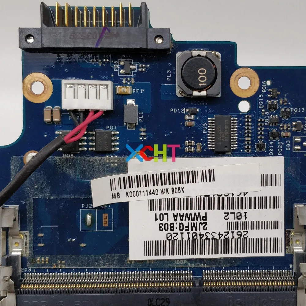 Материнская плата PWWAA K000111440 HM55 DDR3 для Toshiba C660 ноутбук материнская