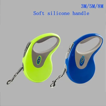 

Pet Dog Leashes For Large Dogs Automatic Extending Traction RopeDurable Reflective Retractable Big Dog Pet Walking Leash Leads