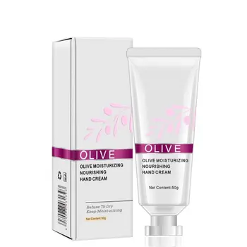 

50g Olive Oil Serum Moisturizing Hand Cream Anti-Crack Nourishing Repair Lotion T4MB