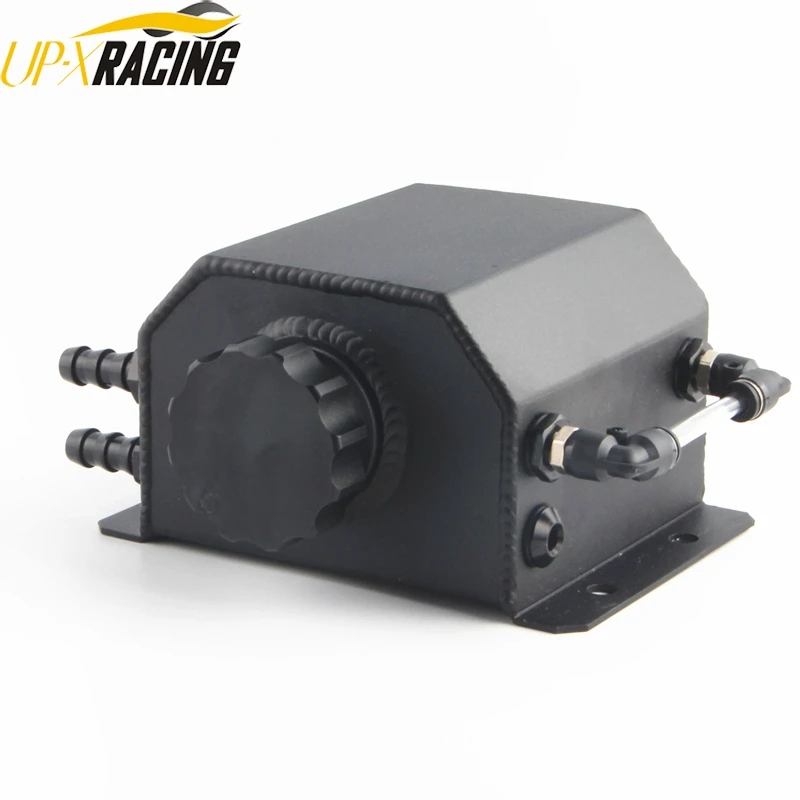 

Universal 1L Aluminum Oil Catch Can Reservoir Tank With Drain Plug Breather Oil Tank Fuel Tank oct-2215