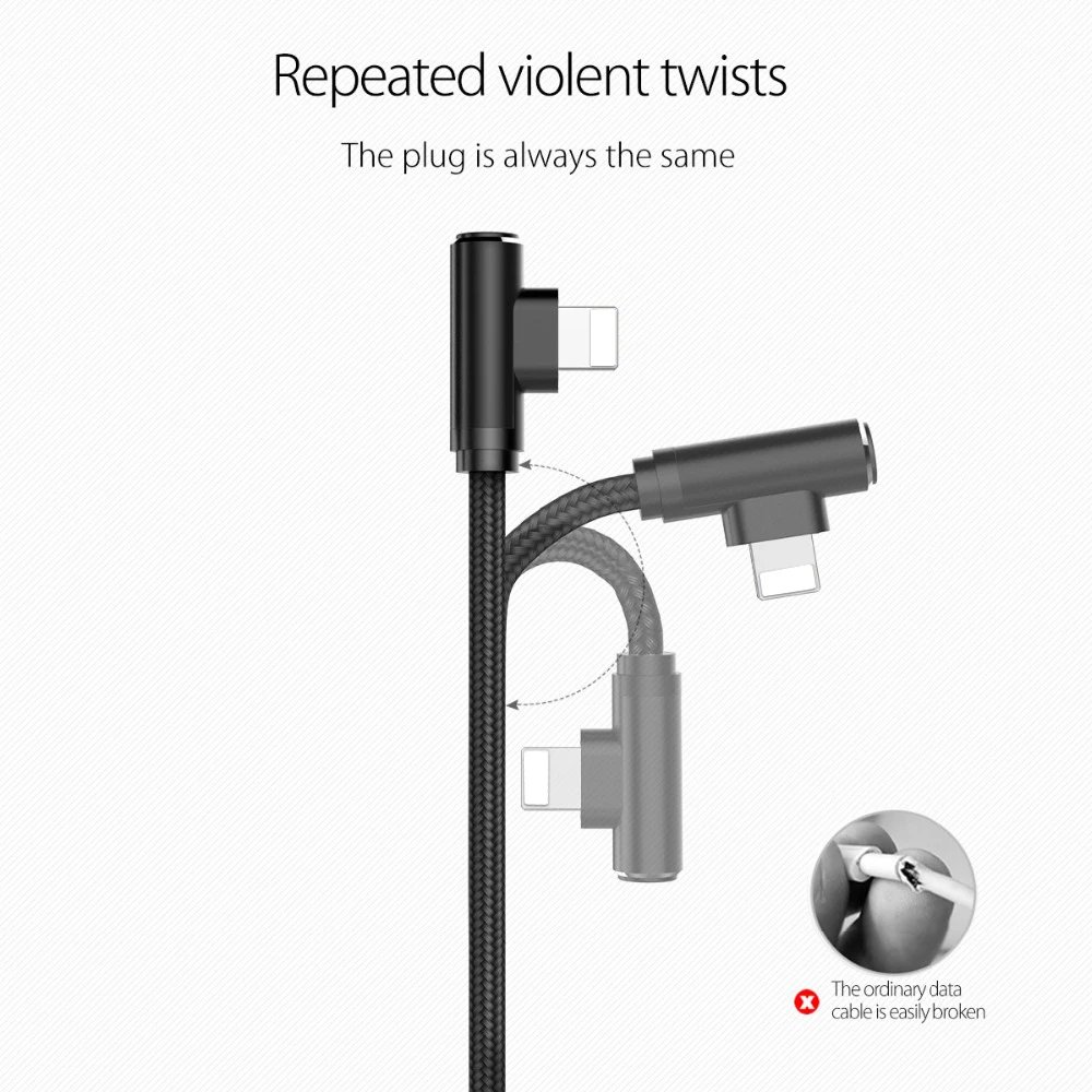 USB кабель для быстрой зарядки ORICO HTL и передачи данных iPhone X 8 7 iphone iPad мобильный