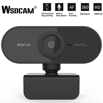 

HD 1080P Webcam Mini Computer PC WebCamera With Microphone Rotatable Cameras for Live Broadcast Video Calling Conference Work