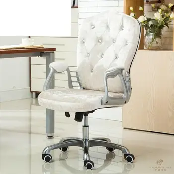 

Household Bedroom Yy Live Chair Hostess Computer Chair Net Red Chair Learning Breathable Office European Style