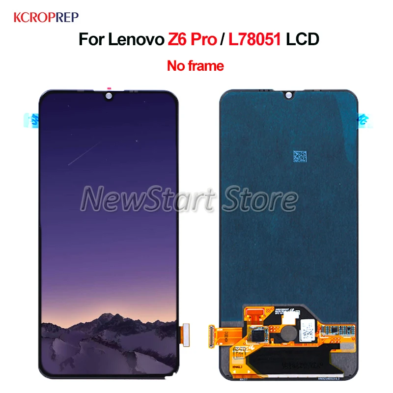 

For Lenovo Z6 Pro LCD Display Touch Screen Digitizer Assembly For Lenovo Z6Pro L78051 lcd Replacement Accessory 100% Tested
