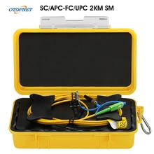 

Fiber Optic OTDR Launch Cable Box 500m 1km 2km Single Mode LC/APC-FC/UPC Test Extension Cable Fiber Jumper Box