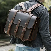 Мужская винтажная дорожная сумка crazy horse из натуральной кожи, большая дорожная сумка из воловьей кожи, большая сумка-мессенджер