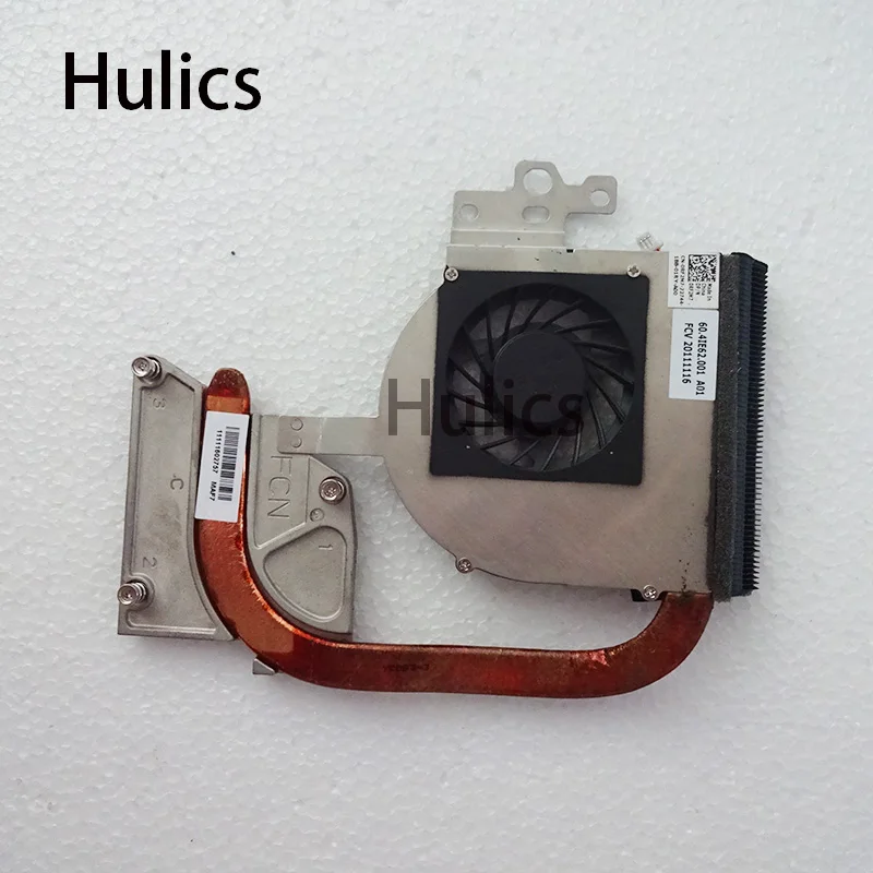 Hulics кулер для Dell Inspiron 15R-N5110 15R N5110 Охлаждающий радиатор с вентилятором 0RF2M7 RF2M7 60.4IE62.001