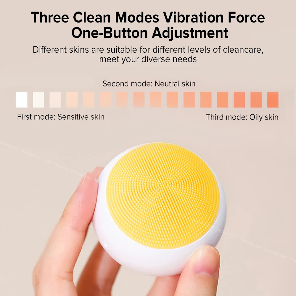 Электрическая щетка для чистки лица Doco Smart Sonic для Xiaomi Mini, силиконовые устройства для очищения лица, инструменты для ухода за кожей лица